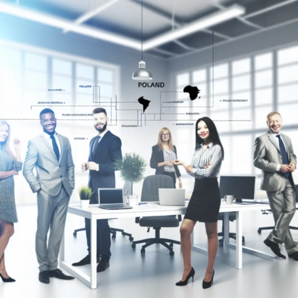 Zespół Digital Market PL w nowoczesnym biurze